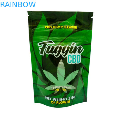 Smell Proof Hemp Flower CBD Edibles Cookies مقاوم در برابر کودک CR Exit Ziplock کیف کیسه ای Mylar