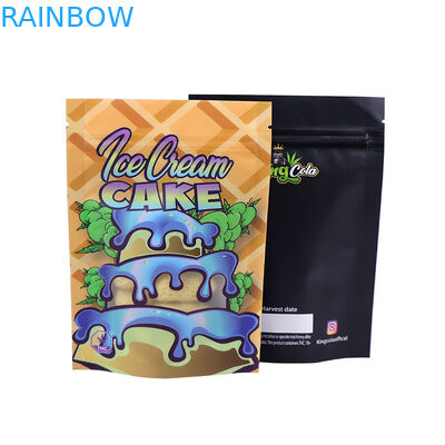 کیسه Mylar برای CBD علفهای هرز Gummy آب نبات بسته بندی بسته بندی ایستاده کیسه طعم گل گیاه توتون و تنباکو خرده فروشی