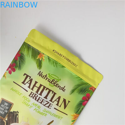 کیسه های بسته بندی اسنک پذیرفته شده سفارشی با کیسه فویل آلومینیومی زیپ دار