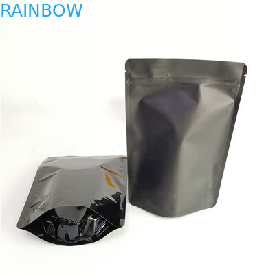کیسه های ایستاده سفارشی پذیرفته شده فویل آلومینیومی مات یا براق با زیپ