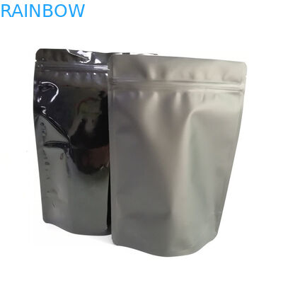 کیسه های ایستاده سفارشی پذیرفته شده فویل آلومینیومی مات یا براق با زیپ