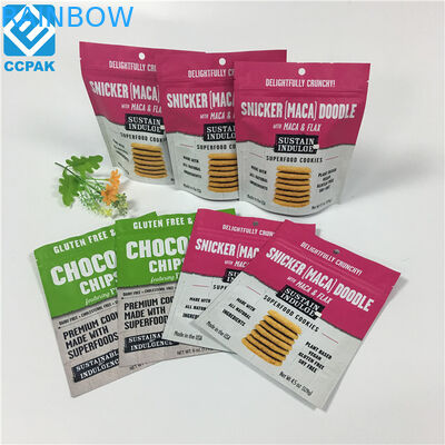 کیسه های کیسه غذایی قابل بازجویی با کیسه های Zip Lock Pakcgaing برای میوه های خشک آجیل