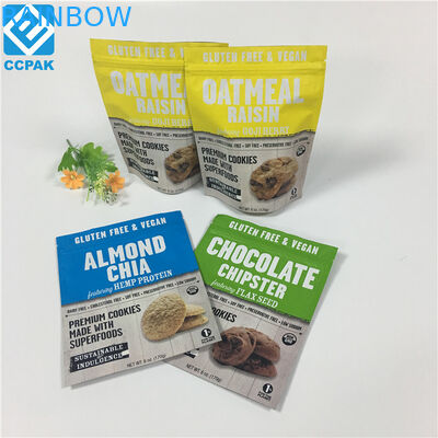 کیسه های کیسه غذایی قابل بازجویی با کیسه های Zip Lock Pakcgaing برای میوه های خشک آجیل