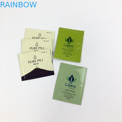 چاپ دیجیتال ماسک صورت زنانه / مردانه کیسه های پلاستیکی بازیافتی پر کننده کف فویل 0.5 اونس