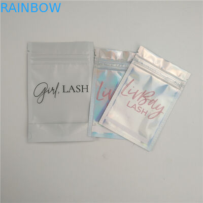 سفارشی بوی ضد عطر لوازم آرایشی پلاستیکی Ziplock مهر و موم مژه بسته بندی Lipgloss کیسه Mylar