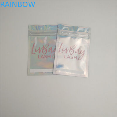 سفارشی بوی ضد عطر لوازم آرایشی پلاستیکی Ziplock مهر و موم مژه بسته بندی Lipgloss کیسه Mylar