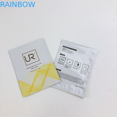 برچسب سفارشی 3 طرف مهر و موم حرارتی کیسه بسته بندی کرم لوازم آرایشی mylar