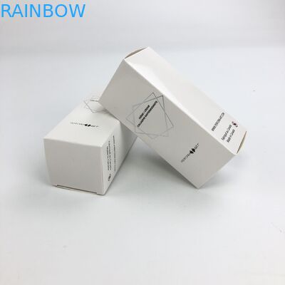 عمده فروشی سفارشی داغ فیلم مات با 350 گرم مقوا سفید برای مواد آرایشی و بهداشتی مواد غذایی مژه بسته بندی جعبه کاغذ مژه