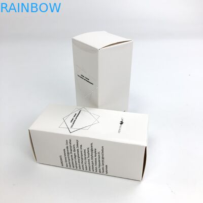 عمده فروشی سفارشی داغ فیلم مات با 350 گرم مقوا سفید برای مواد آرایشی و بهداشتی مواد غذایی مژه بسته بندی جعبه کاغذ مژه