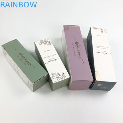 فیلم مات UV براق سفارشی با کارتن سفید با ضخامت 400 گرم برای نمونه لوازم آرایشی و بهداشتی بسته بندی جعبه کاغذ روغن آرگان