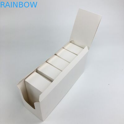 فیلم براق سفارشی NO چاپ شده با کارتن سفید 350 گرم ضخامت 400 گرم برای بسته بندی جعبه کاغذی بطری های لوازم آرایشی و بهداشتی