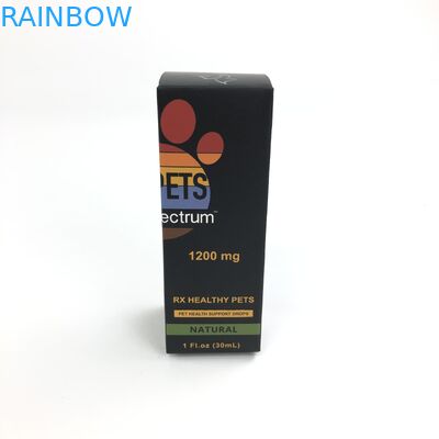 فیلم براق سفارشی با کارتن سفید با ضخامت 400 گرم برای بسته بندی جعبه کاغذی جواهرات بطری Spary