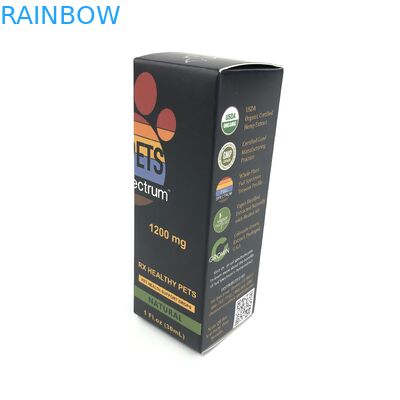 فیلم براق سفارشی با کارتن سفید با ضخامت 400 گرم برای بسته بندی جعبه کاغذی جواهرات بطری Spary