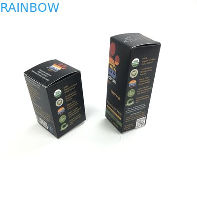 فیلم براق سفارشی با کارتن سفید با ضخامت 400 گرم برای بسته بندی جعبه کاغذی جواهرات بطری Spary