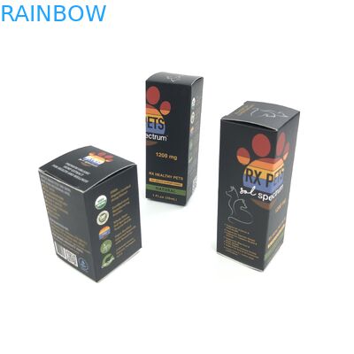 فیلم براق سفارشی با کارتن سفید با ضخامت 400 گرم برای بسته بندی جعبه کاغذی جواهرات بطری Spary