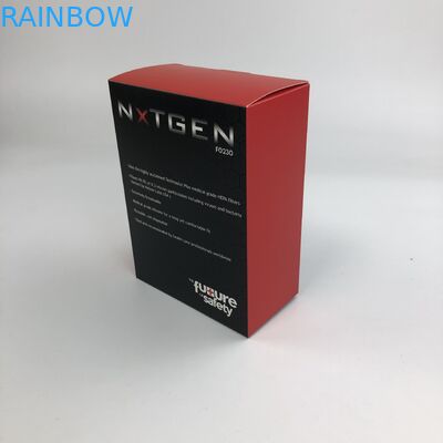 فیلم مات سفارشی UV با کارتن سفید با ضخامت 400 گرم برای بسته بندی جعبه کاغذی بطری های اسباب بازی FoodSpary