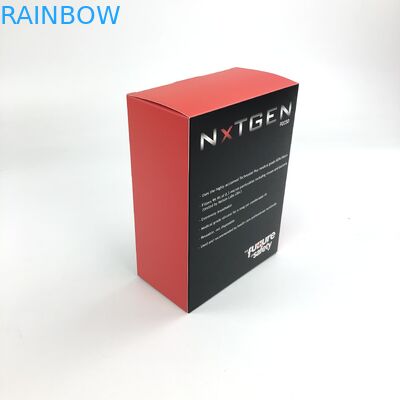 فیلم مات سفارشی UV با کارتن سفید با ضخامت 400 گرم برای بسته بندی جعبه کاغذی بطری های اسباب بازی FoodSpary