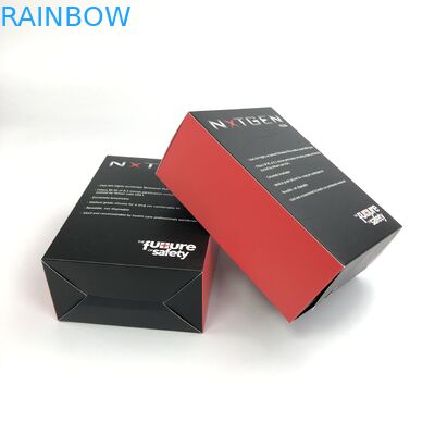 فیلم مات سفارشی UV با کارتن سفید با ضخامت 400 گرم برای بسته بندی جعبه کاغذی بطری های اسباب بازی FoodSpary