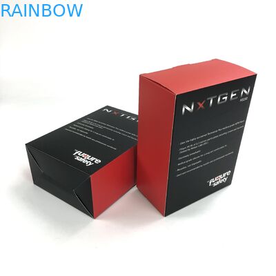 فیلم مات سفارشی UV با کارتن سفید با ضخامت 400 گرم برای بسته بندی جعبه کاغذی بطری های اسباب بازی FoodSpary