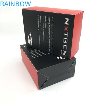 فیلم مات سفارشی UV با کارتن سفید با ضخامت 400 گرم برای بسته بندی جعبه کاغذی بطری های اسباب بازی FoodSpary