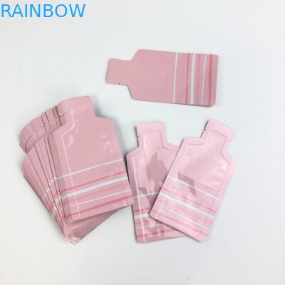 اندازه آرم صورتی سفارشی نصب شده با پنجره شفاف برای کیسه بسته بندی آجیل میوه خشک قابل تحقیق است