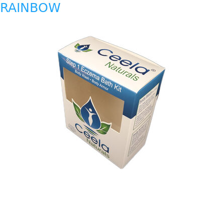 جعبه کاغذ کاردستی بسته بندی گردنبند طلا و جواهر نمونه های آرایشی ارزان با پنجره شفاف جعبه کاغذ ارزان