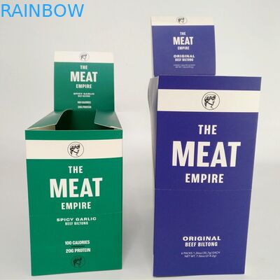 جعبه های کاغذی مقوایی گاوی کوچک جکی گاو چاپی سفارشی جعبه کاغذی کرافت برای جعبه نمایش نوار انرژی میان وعده