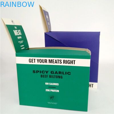 جعبه های چاپی جعبه کاغذی کیک شکلاتی گاو Biltong مجموعه چاپی سفارشی