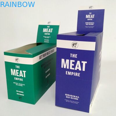 جعبه های چاپی جعبه کاغذی کیک شکلاتی گاو Biltong مجموعه چاپی سفارشی