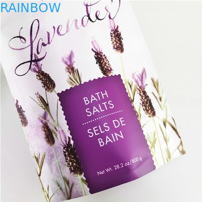 کیسه های بسته بندی نمکی حمام چاپ دیجیتال رایگان کیسه اسکراب بدن قهوه 200 گرم