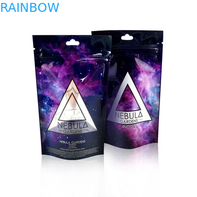 90mic 100٪ ارگانیک کتان شاهدانه Ziplock کیسه THC Cbd