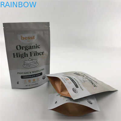 کیسه های زیپ دار را با پنجره Doypack برای میوه های خشک بایستید