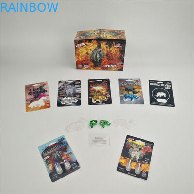 Gravure Printing 90mic 3D Blister Card Magnum SWAG Capsule