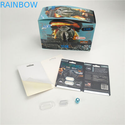 Gravure Printing 90mic 3D Blister Card Magnum SWAG Capsule