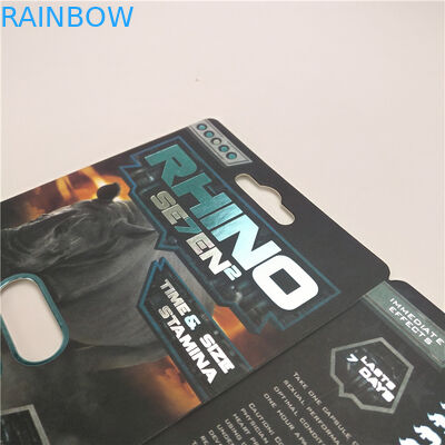 Gravure Printing 90mic 3D Blister Card Magnum SWAG Capsule