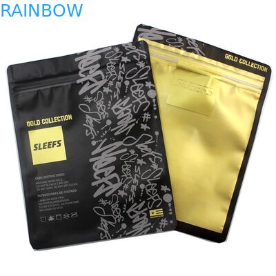 آرم تبلیغاتی چاپ زیپ تی شرت زیپ قفل بسته بندی شفاف OPP کیف پوشاک