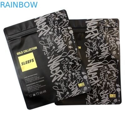 آرم تبلیغاتی چاپ زیپ تی شرت زیپ قفل بسته بندی شفاف OPP کیف پوشاک