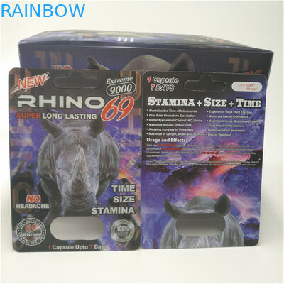 بسته بندی کارت تاول 3D Capsule Rhino 99 9000