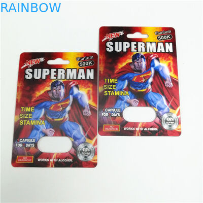 بسته بندی کارت تاول چاپی کارتن Gravnre 350 گرم ، برای قرص جنسی