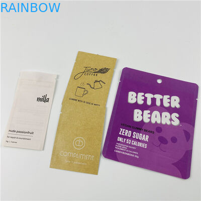 چاپ Gravnre MOPP VMPET سه طرف مهر و موم کیف Ziplock