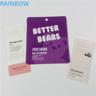 کیسه Mylar فویل آلومینیومی Ziplock VMPET MOPP 100mircon