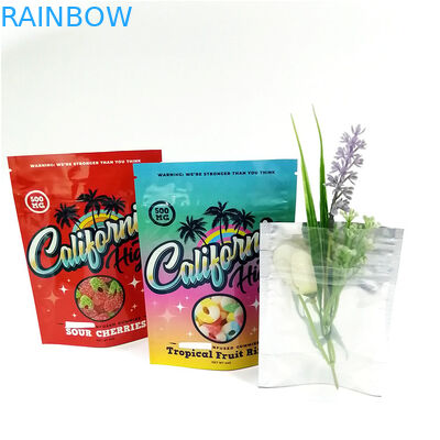 کیسه های پلاستیکی قابل چاپ دیجیتالی قابل استفاده مجدد کیسه های پلاستیکی آلومینیومی Doypack کیسه های ضد آفتاب Mylar برای کلوچه های چسبناک