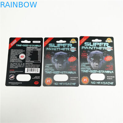 Gravure Printing 350 گرم کارت تاول 3D تخته سفید با برچسب چسب