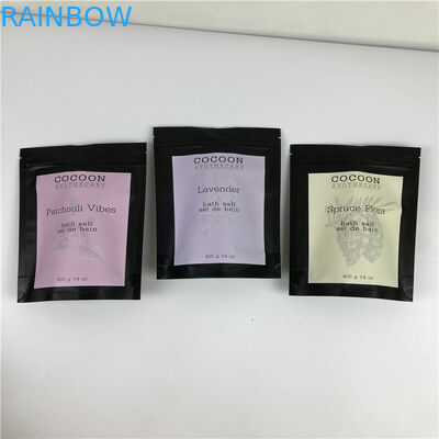 بسته بندی کیسه فویل نمکی حمام 32 اونس کیسه ایستاده قابل تحقیق / کیسه اسکراب بدن 250 قهوه