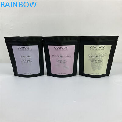 بسته بندی کیسه فویل نمکی حمام 32 اونس کیسه ایستاده قابل تحقیق / کیسه اسکراب بدن 250 قهوه