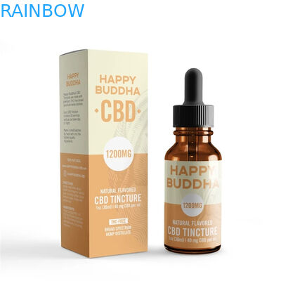 جعبه کاغذی بطری قطره ای مقوا CMYK 200mic 30ml