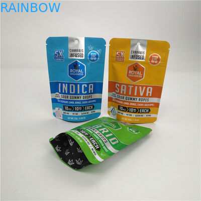 Low Moq 3.5g 7g VMPET Alunminum Foil Mylar Bag 100micron