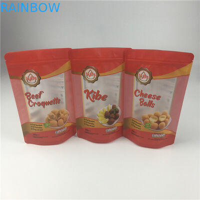 Frosted Window 120micron VMPET Foil Aluminium Foil Ziplock Bag CMYK