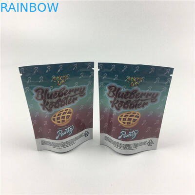 کیسه های بسته بندی علف های هرز پلاستیکی Mylar 7g 3.5g 14g 100micron