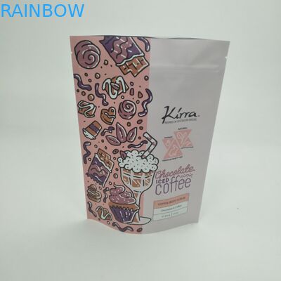 Bolsa Matt Film MOPP VMPET کیسه ایستاده قابل تحقیق برای دانه بسته بندی لوبیا